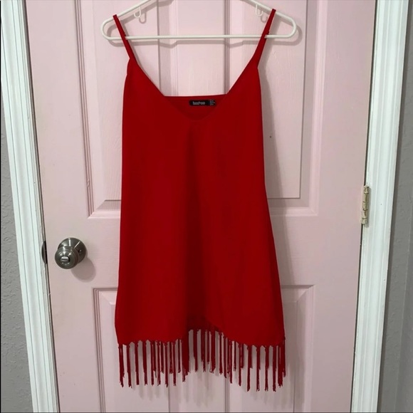 Boohoo Dresses & Skirts - Tassled Tank Dress
